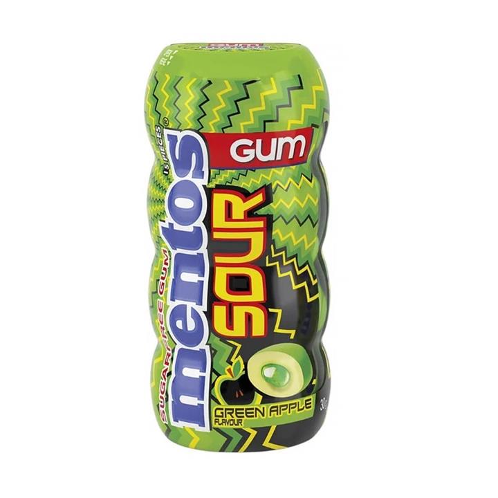 آدامس بدون شکر با طعم سیب سبز 30 گرم منتوس